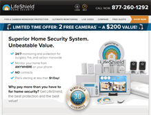 Tablet Screenshot of lifeshield.com